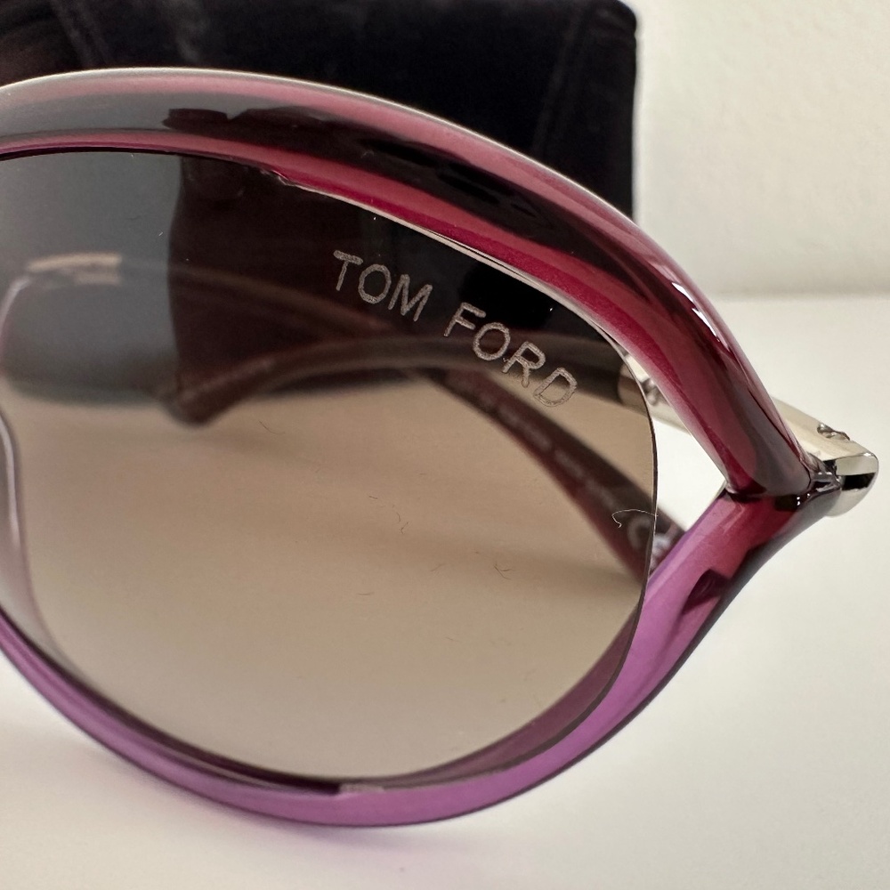 Tom Ford TF8 Jennifer Sunglasses - Purple 83F - Picture 9 of 15